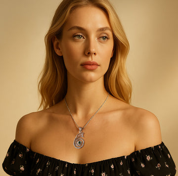 The Reiki Dai Ko Myo Sterling Silver Pendant with Gemstone TPD4924